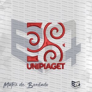 Matriz de Bordado Logotipo UniPiaget Centro Universitário