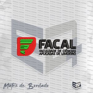 Matriz de Bordado FACAL Faculdade de Ciências Aplicadas de Limoeiro