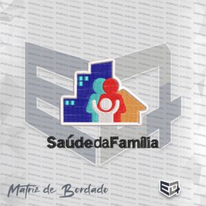 Matriz de Bordado Saúde da Familia ESF