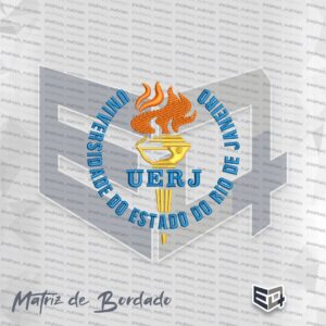 Matriz de Bordado UERJ Universidade do Estado do Rio de Janeiro