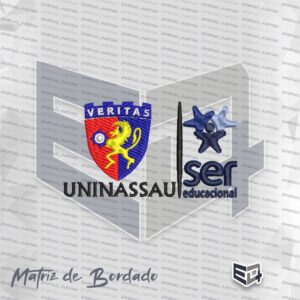 Matriz de Bordado Brasão Uninassau Ser Educacional