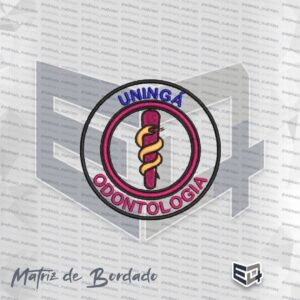 Matriz de Bordado Brasao Odontologia Uningá