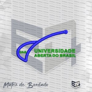 Matriz de Bordado Universidade Aberta do Brasil UAB